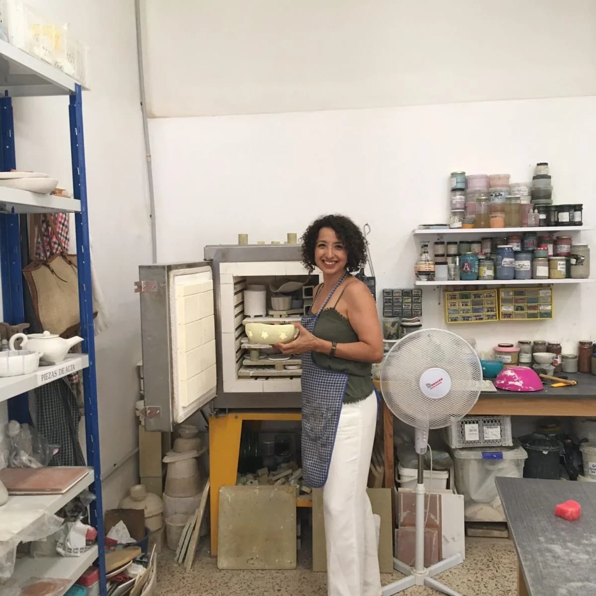 Grisselda Taller Cerámica Málaga piezas autor cristalización galería