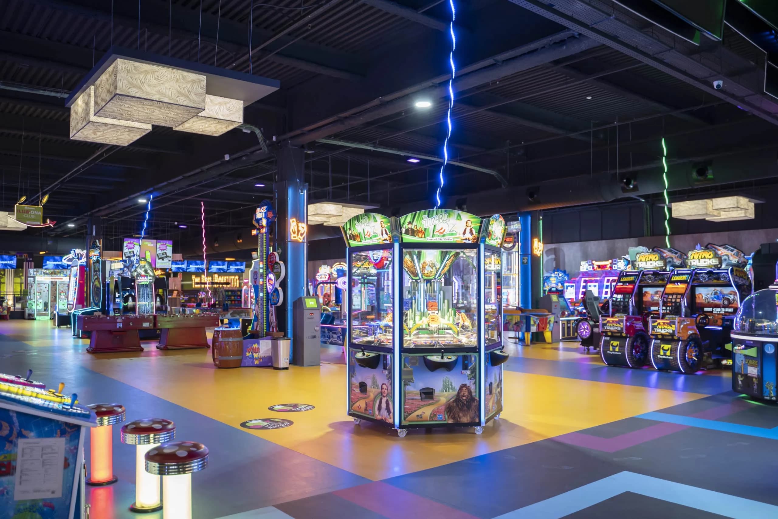 Máquinas arcade en Ilusiona Gran Turia
