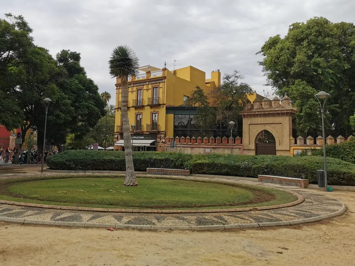 Rincón tranquilo en los Jardines de Murillo