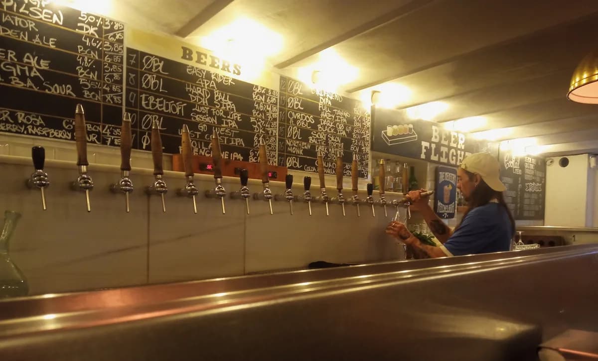 Interior acogedor de Kælderkold