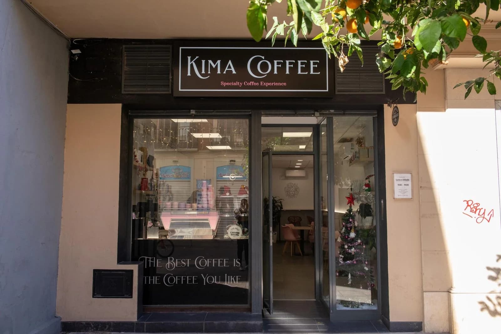 Kima Coffee especialidad calle Carretería Málaga
