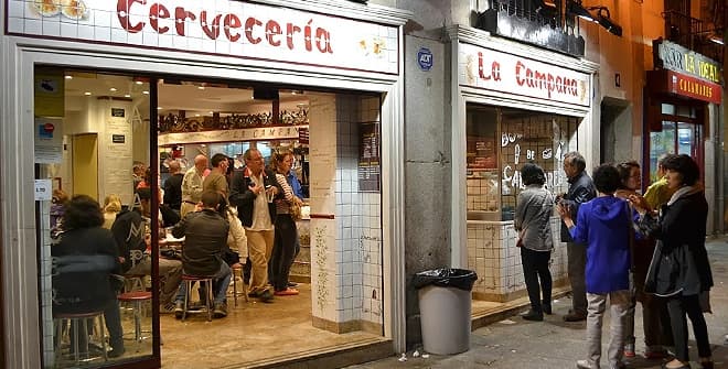 Bar La Campana junto a Plaza Mayor