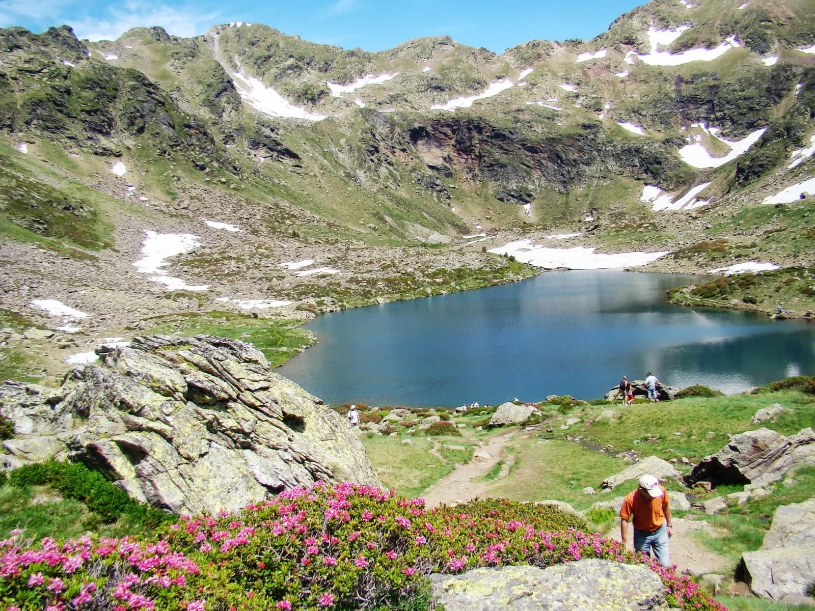 Lagos Tristaina atardecer Ordino Andorra