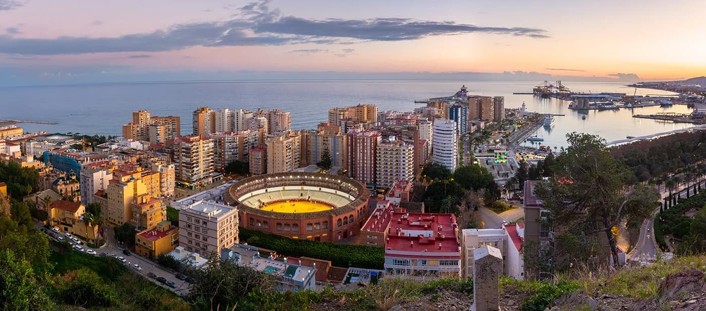 Mirador de la Coracha muralla nazarí Málaga
