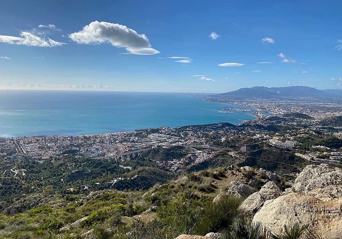 Monte San Antón cimas gemelas Málaga