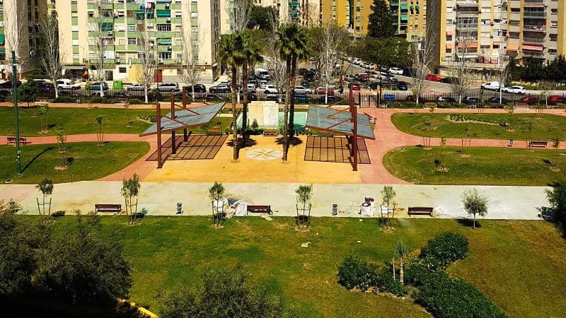 Parque del Norte y Polideportivo Malaga