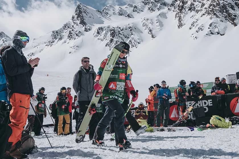 Port del Rat zona freeride competición Ordino Arcalís