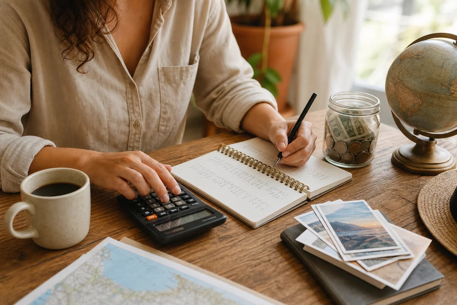 Presupuesto viaje calculadora notas estimación costes