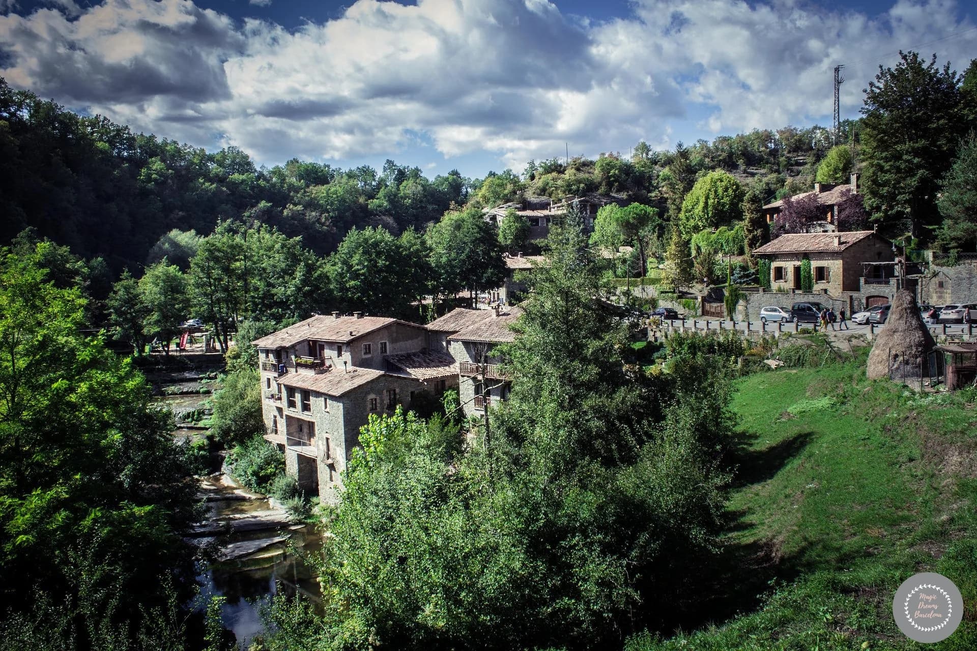 Pueblo medieval de Rupit en Collsacabra