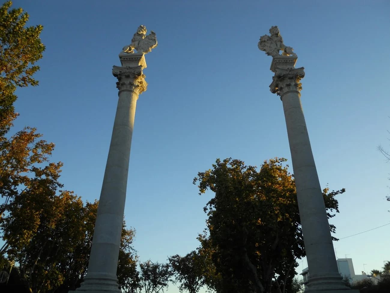 Columnas romanas en la Alameda