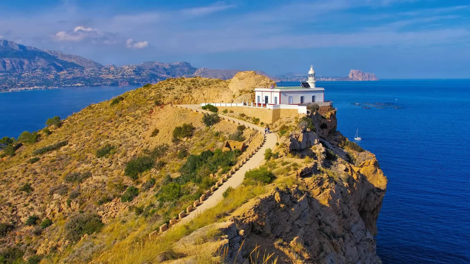 Faro de l'Albir Parque Natural Serra Gelada Alicante