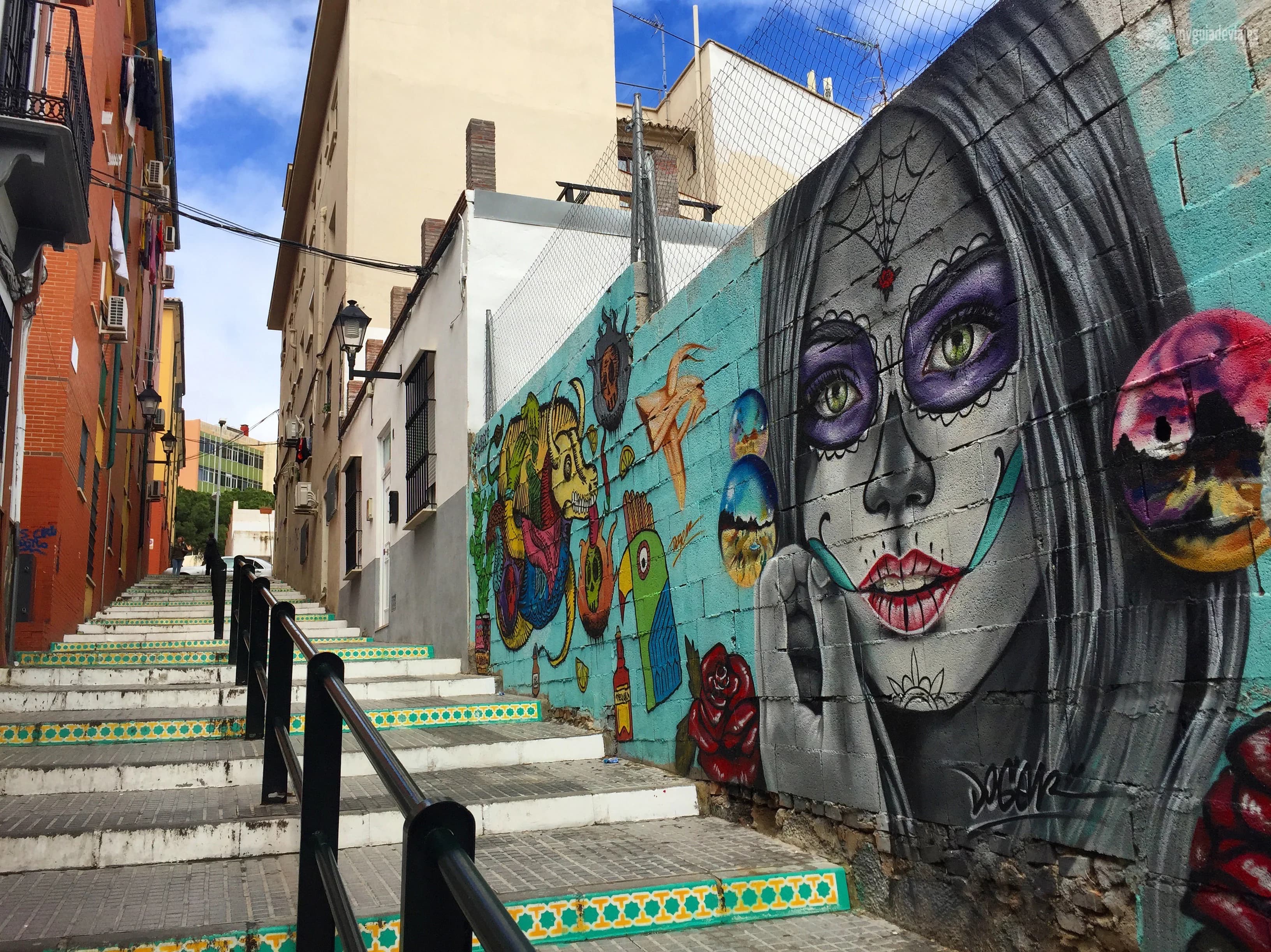 Ruta Soho Málaga murales arte callejero festival Maus