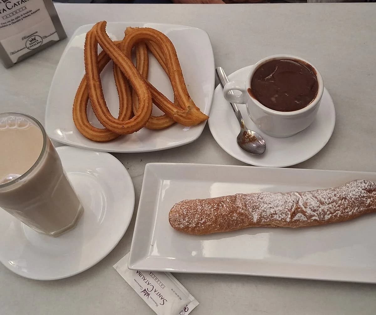Churros recién hechos en Santa Catalina