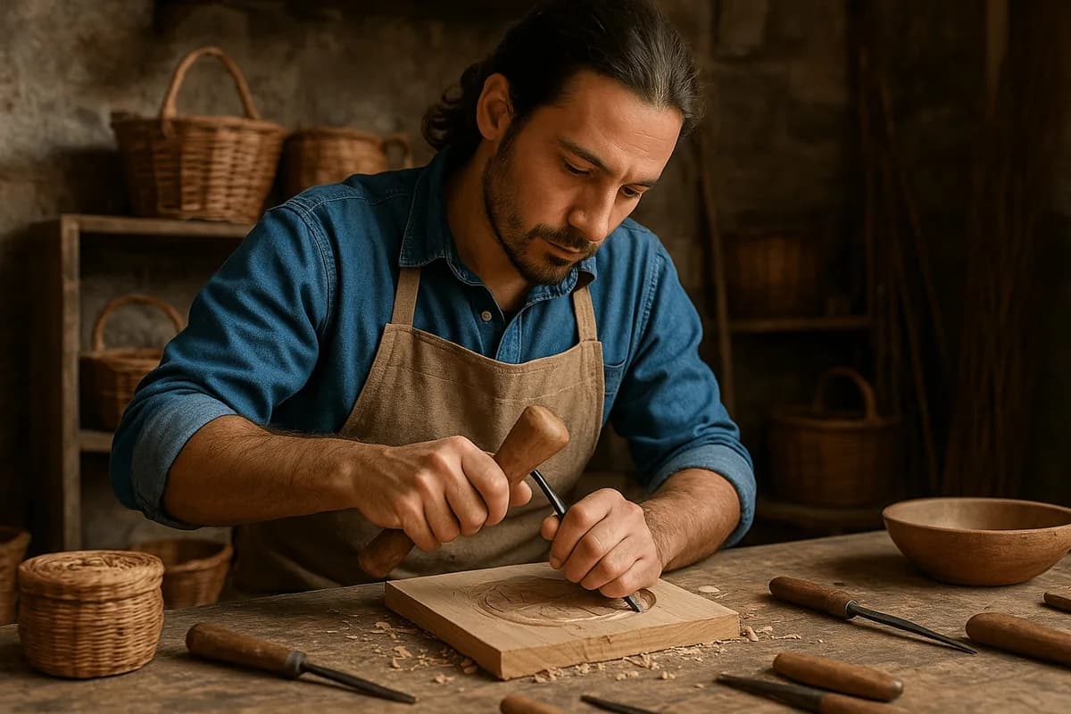 Taller de artesanía local