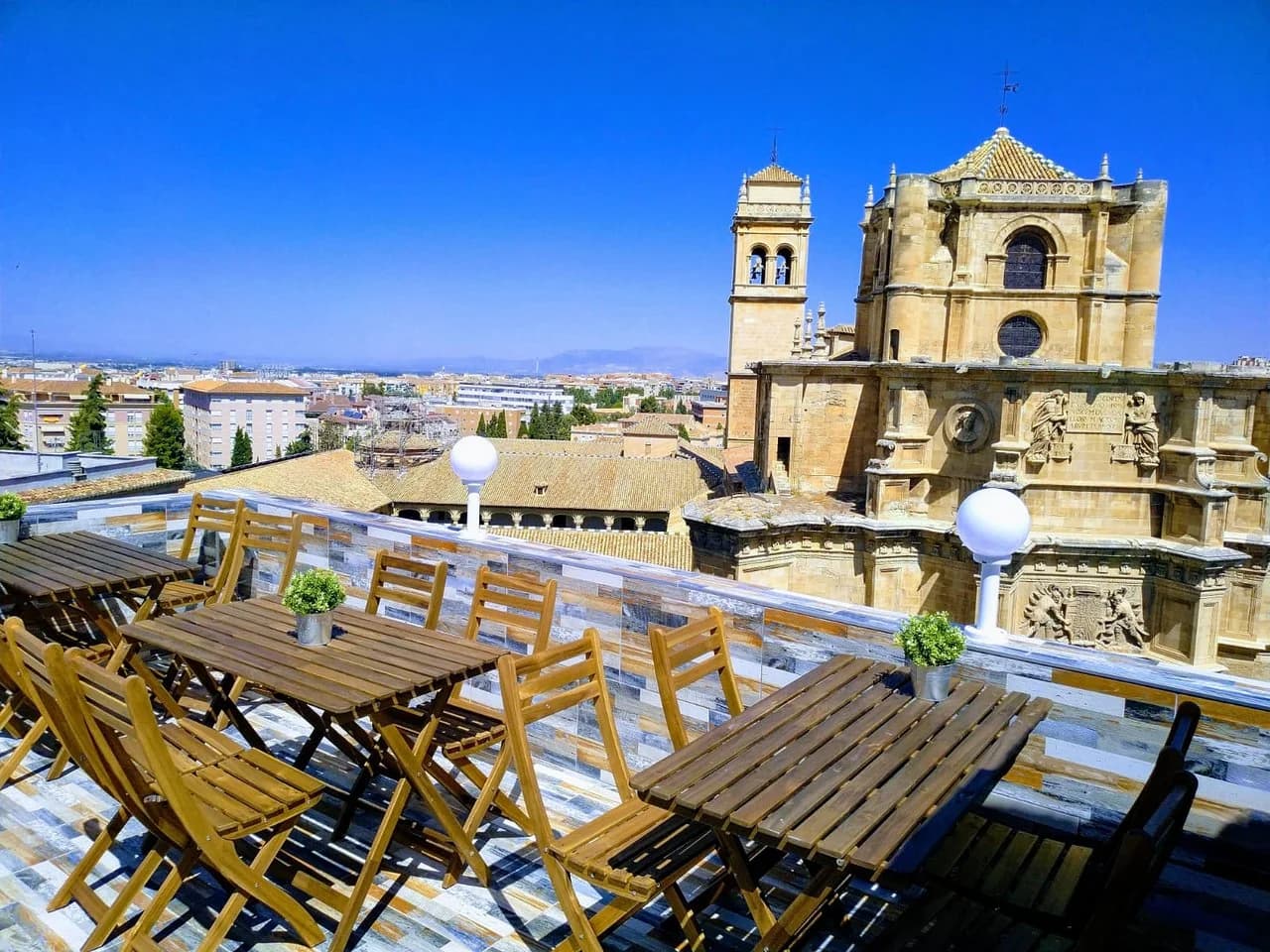 Terraza Monasterio Hotel chill out Granada