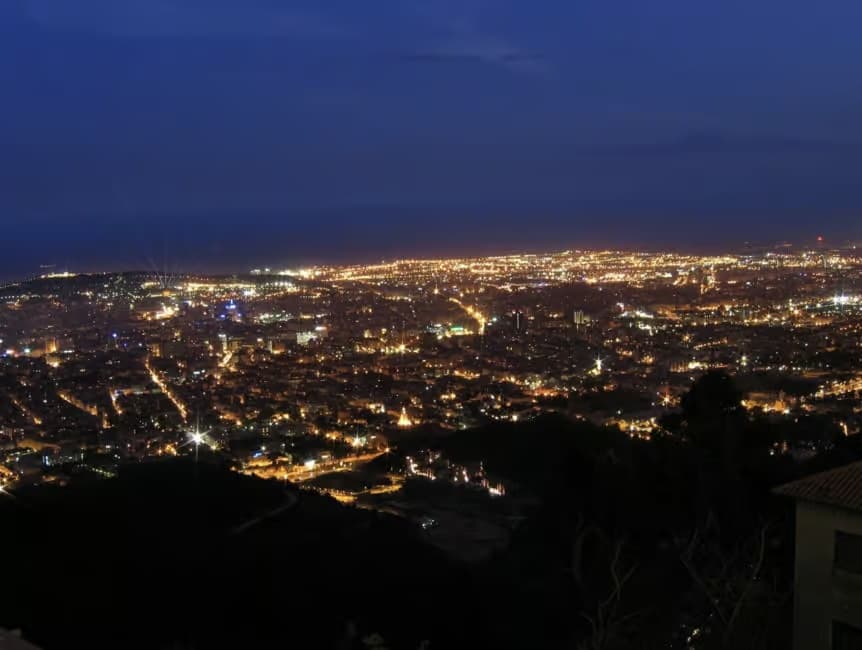 Tibidabo de noche