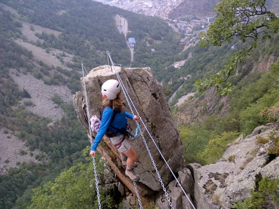Vía Ferrata Roc d'Esquers Escaldes-Engordany Andorra