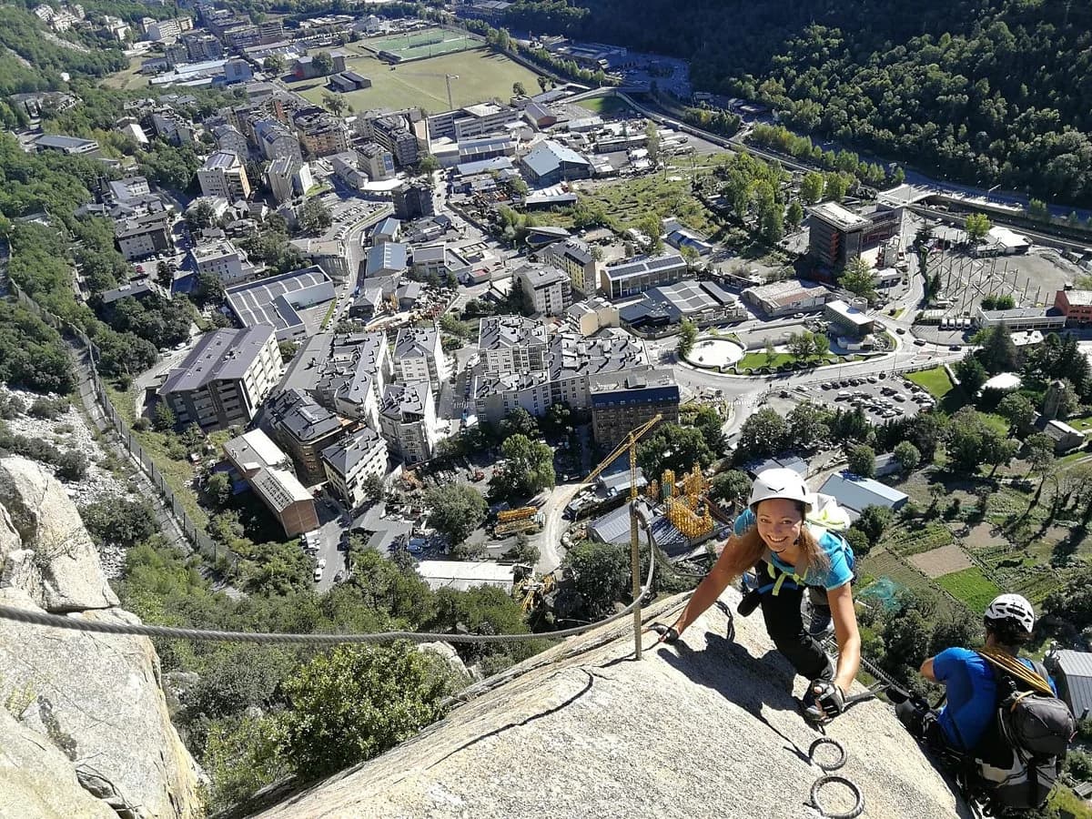 Vía Ferrata Sant Vicenç d'Enclar Santa Coloma Andorra