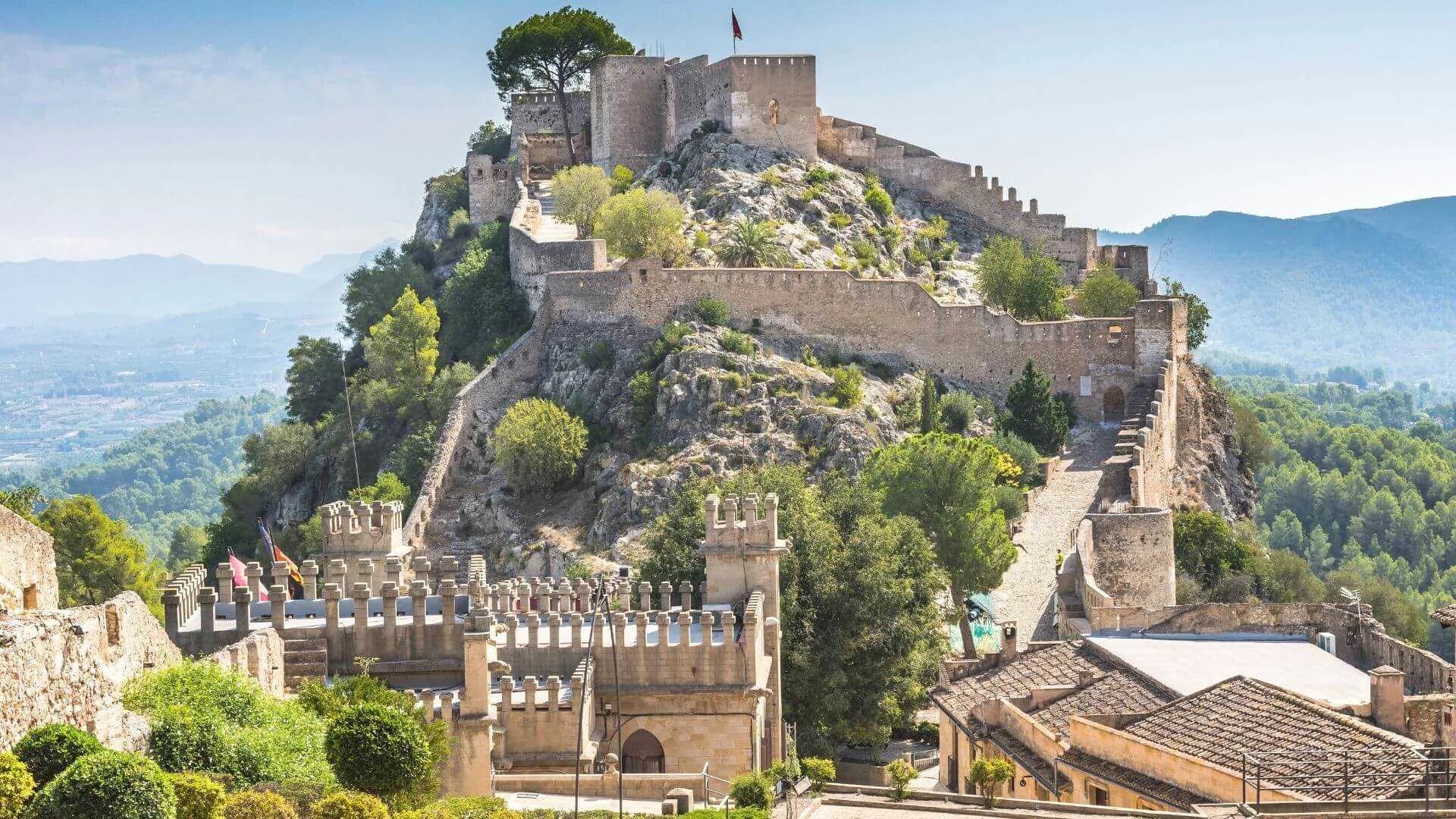 Castillo de Xàtiva fortaleza Valencia