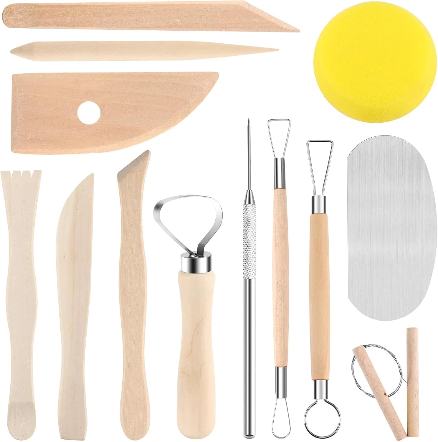 13 Piezas Ceramica para Modelar Herramientas