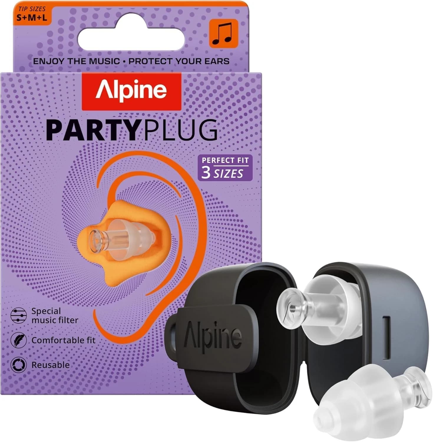 Alpine PartyPlug — Tapones Fiestas y Festivales
