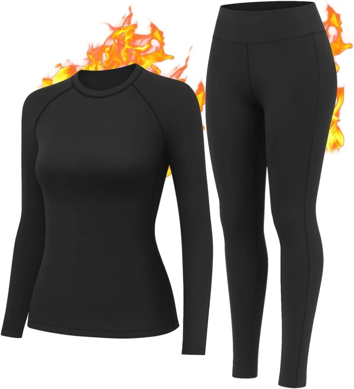 Camiseta Termica Mujer Conjunto Interior Invierno Termico Ropa Térmicos