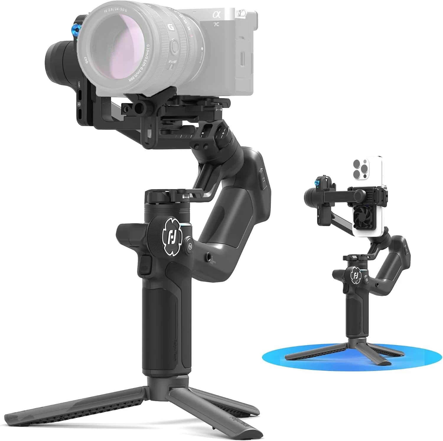 FeiyuTech SCORP Mini 3 Kit - Estabilizador Todo en Uno con Seguimiento AI