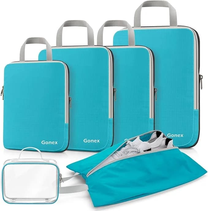 Gonex Compression Packing Cubes — Set de 6 Piezas