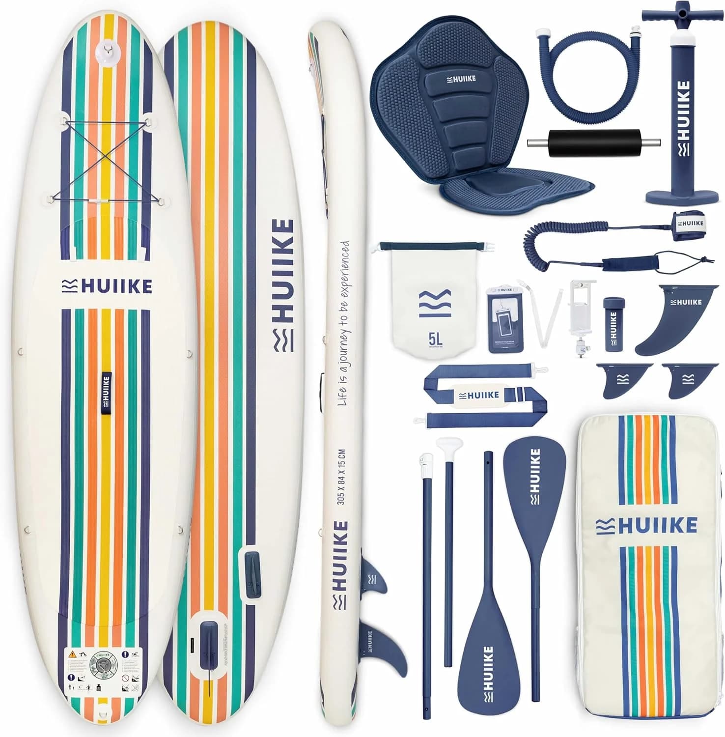 HUIIKE Tabla de Paddle Surf Hinchable — #1 Ventas Amazon España