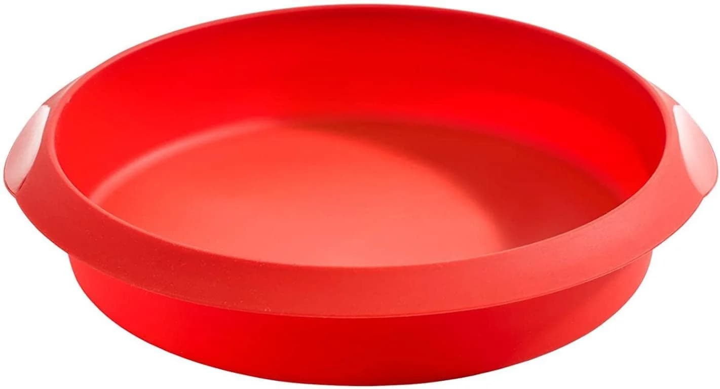 Lékué Molde de Silicona Redondo para Tarta — Desmoldado Perfecto