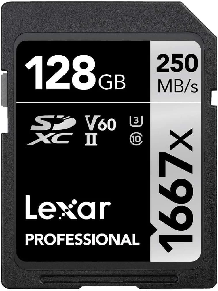Lexar Professional 1667x Tarjeta SD 128GB SDXC UHS-II