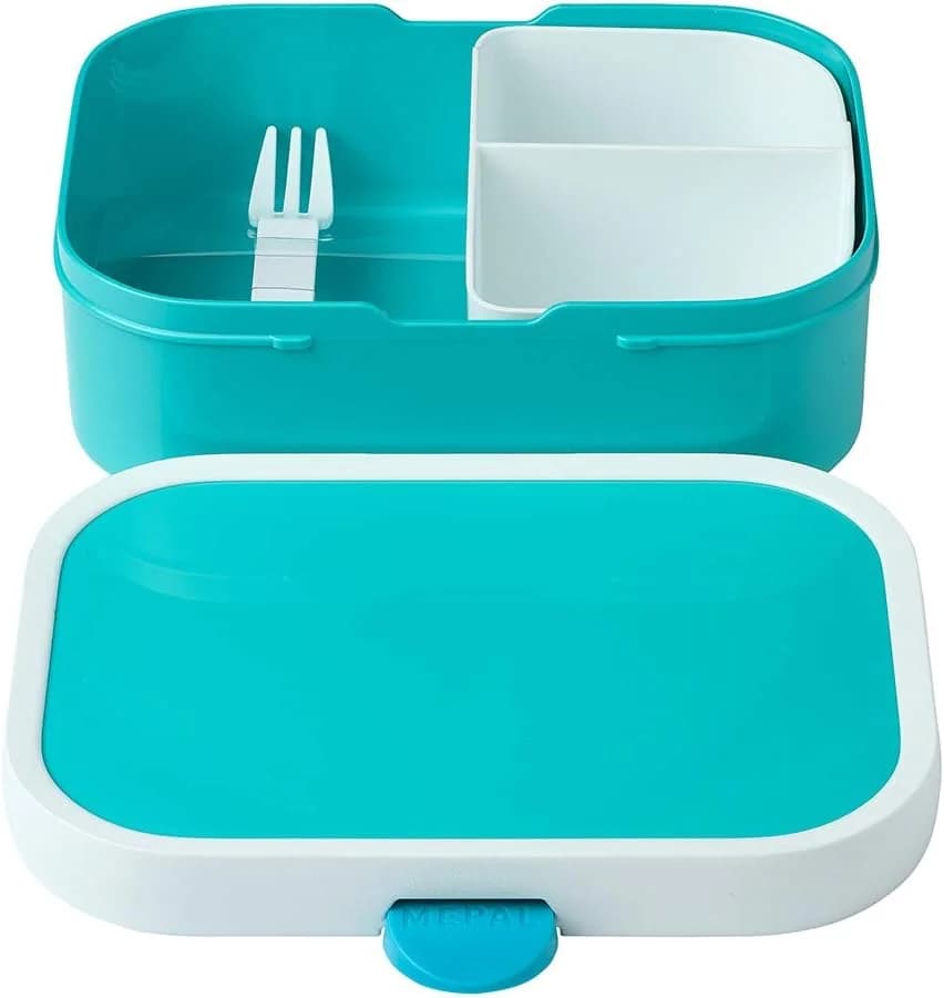 Mepal Campus 750ml — Fiambrera Bento con Compartimentos y Tenedor