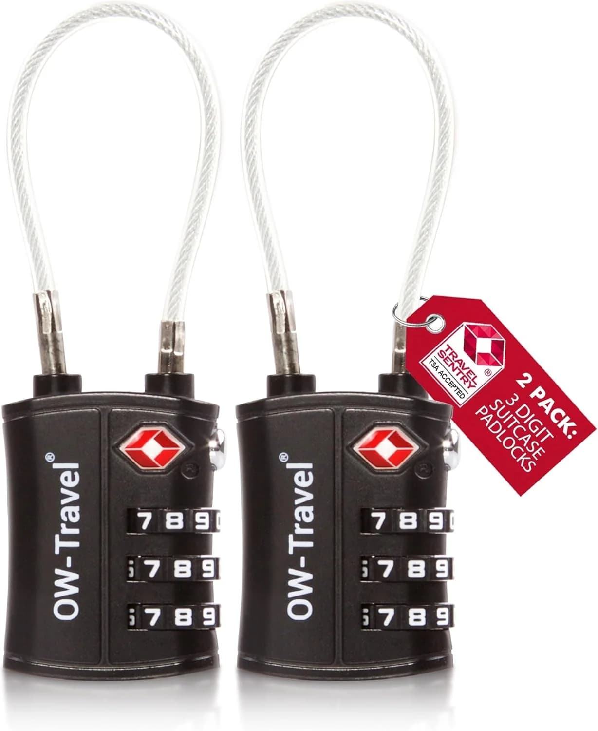 OW-Travel — Candado Cable TSA Flexible