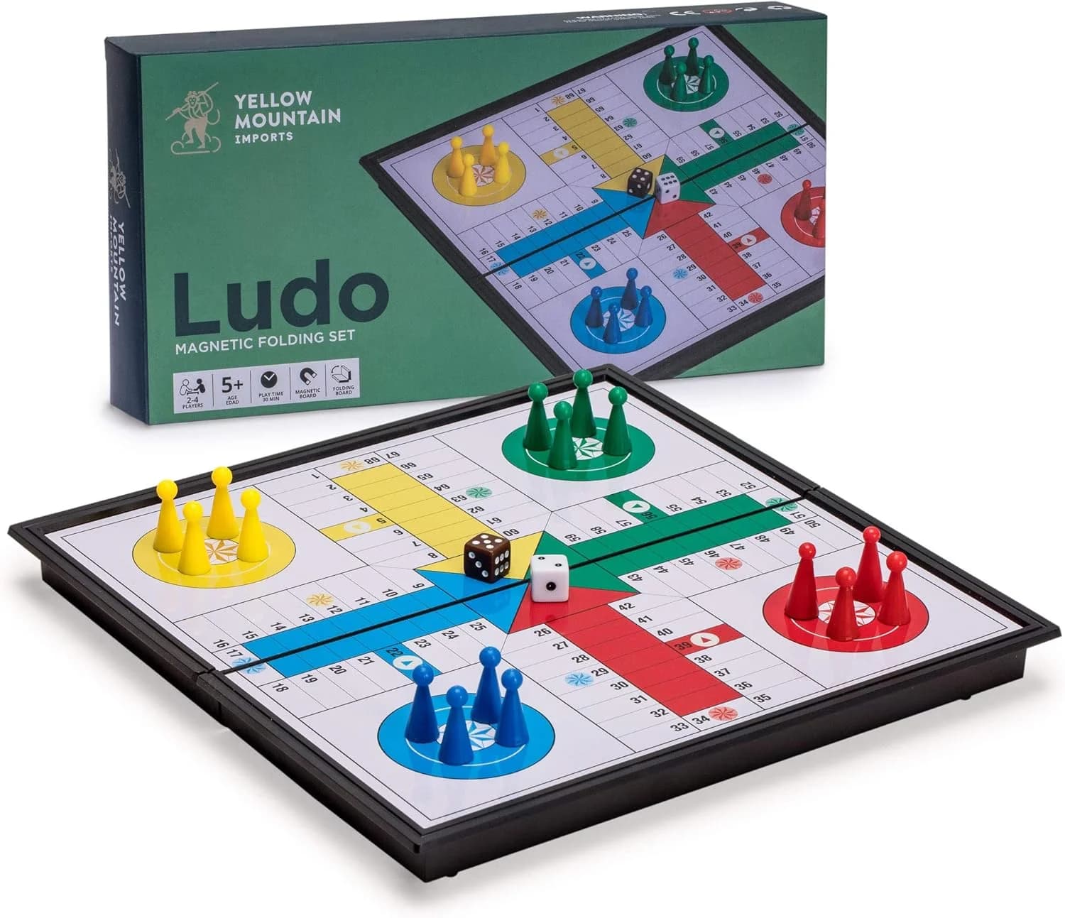 Parchís Magnético de Viaje — Juego Tradicional Portátil