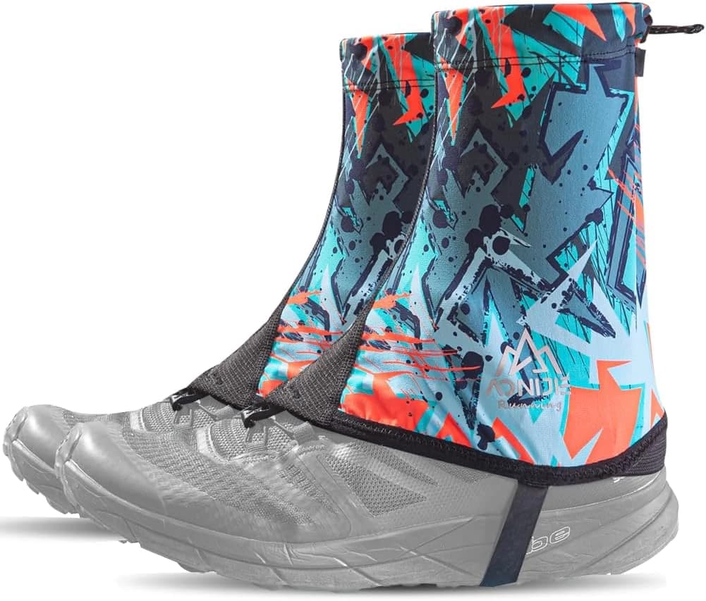Polainas Bajas Impermeables para Trail Running, Senderismo y Trekking, Hombre y Mujer, Transpirables, Ajustables y Antideslizantes, Protección para Zapatos Trail Gaiters