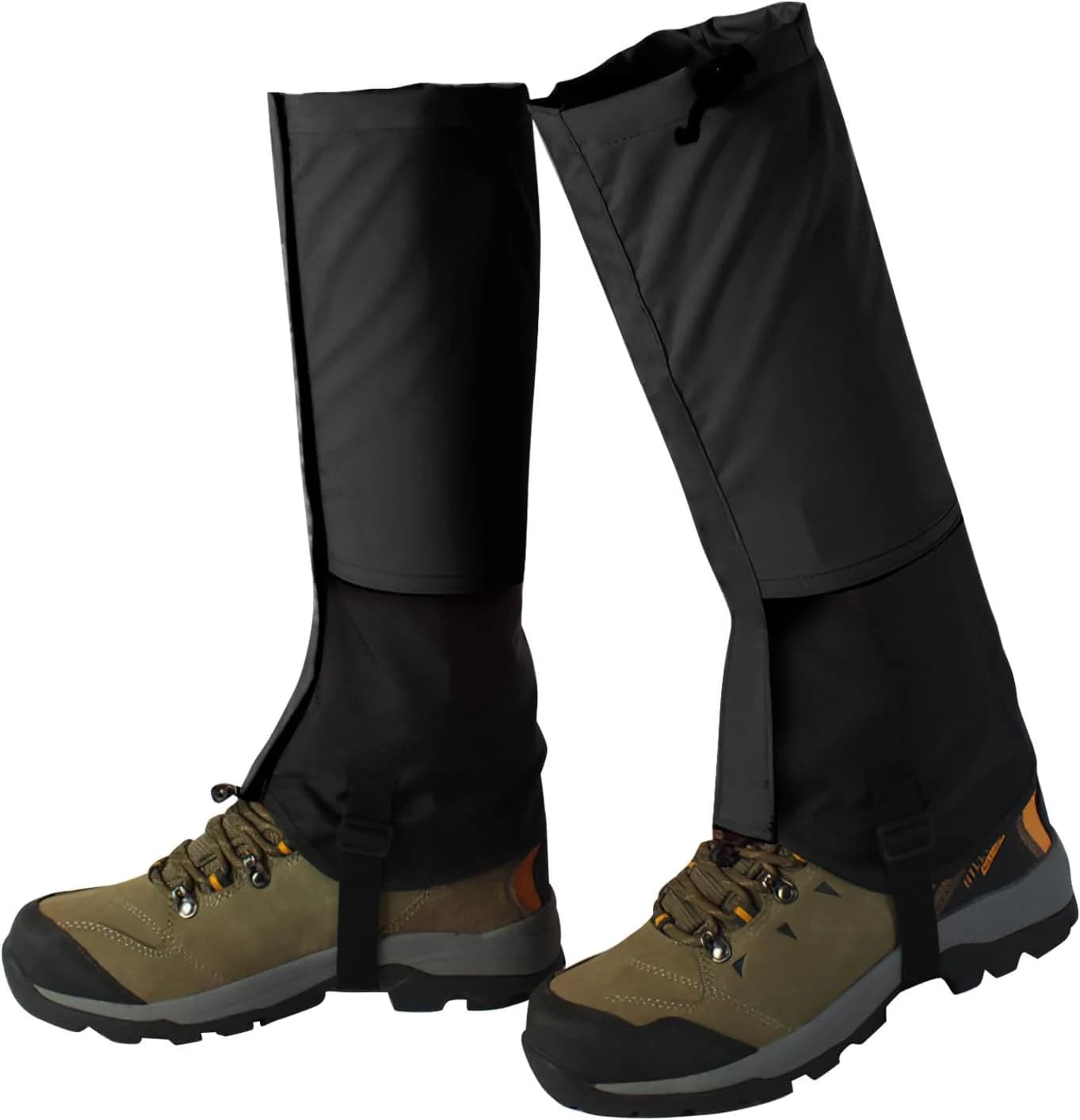 Polainas Impermeables, Exteriores Polainas Senderismo, Ajustables Polainas Senderismo, Aire Libre Gaiter Legging, Hombres Polainas Nieve para Escalar Montañas,Trabajar Jardinería