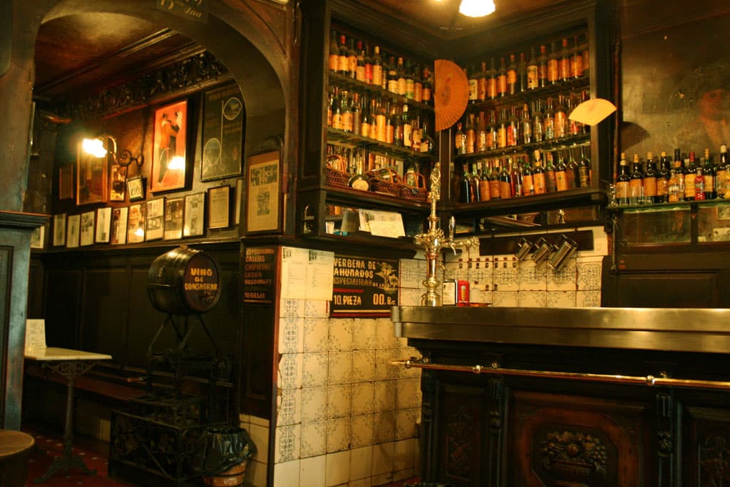 Interior de la Taberna Antonio Sánchez