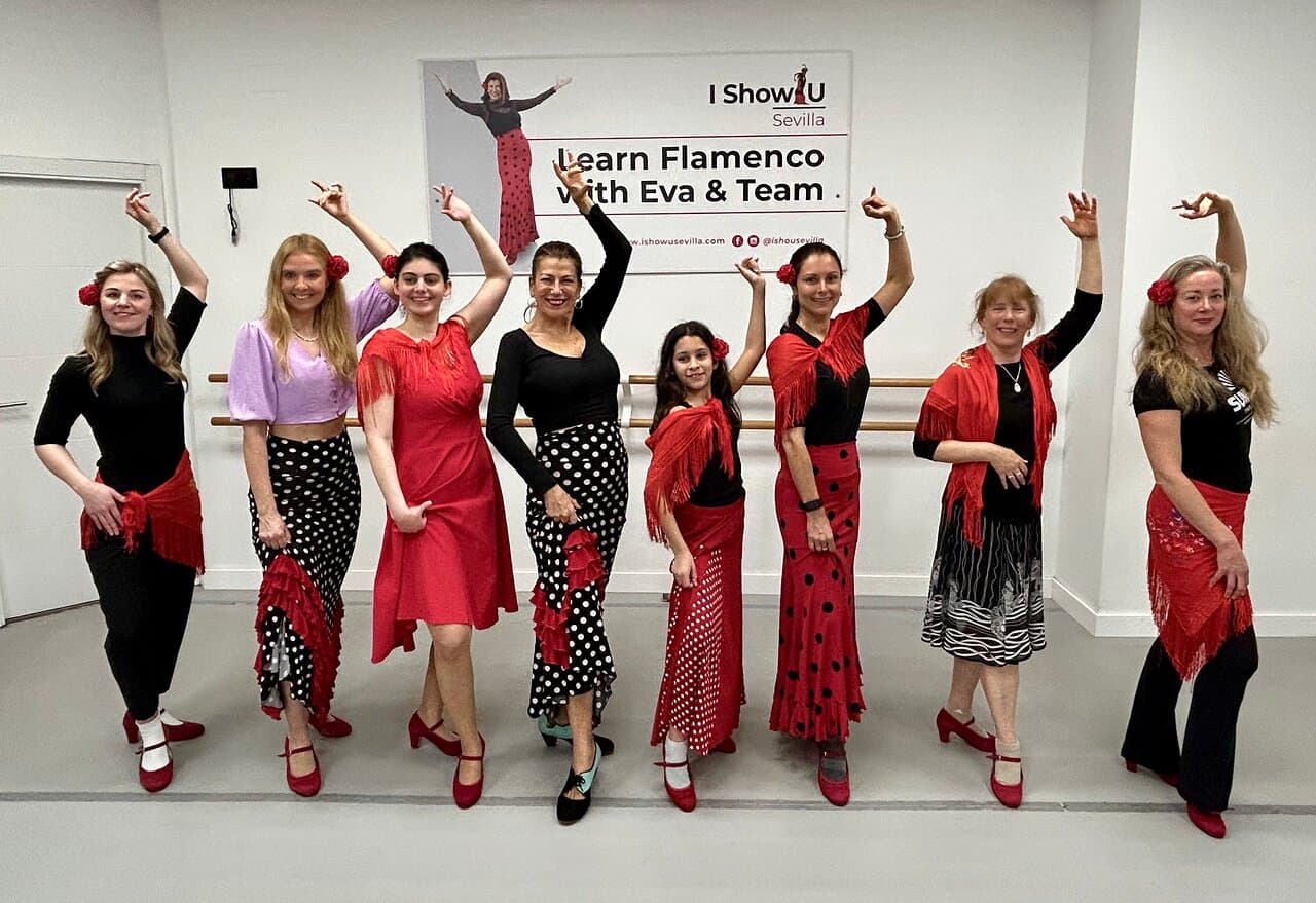 Clase de flamenco en Triana