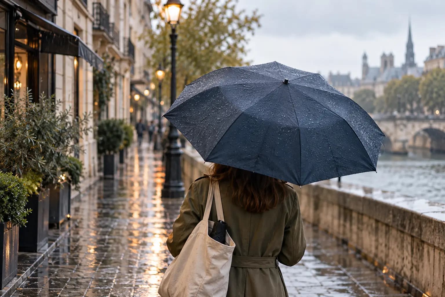 5 mejores paraguas antiviento para moverse por la ciudad bajo la lluvia