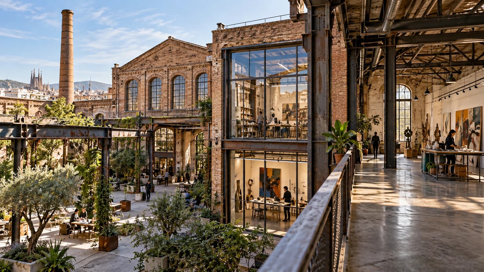 Cinco antiguas fábricas de Barcelona convertidas en espacios de creación contemporánea