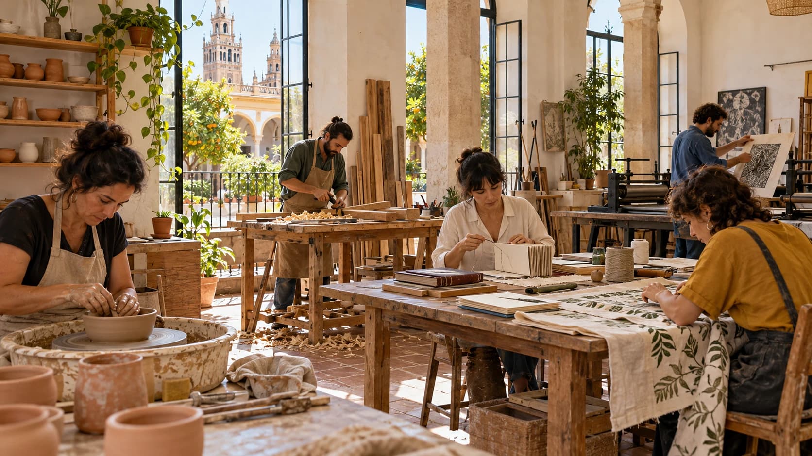 Cinco espacios de Sevilla para aprender oficios creativos contemporáneos