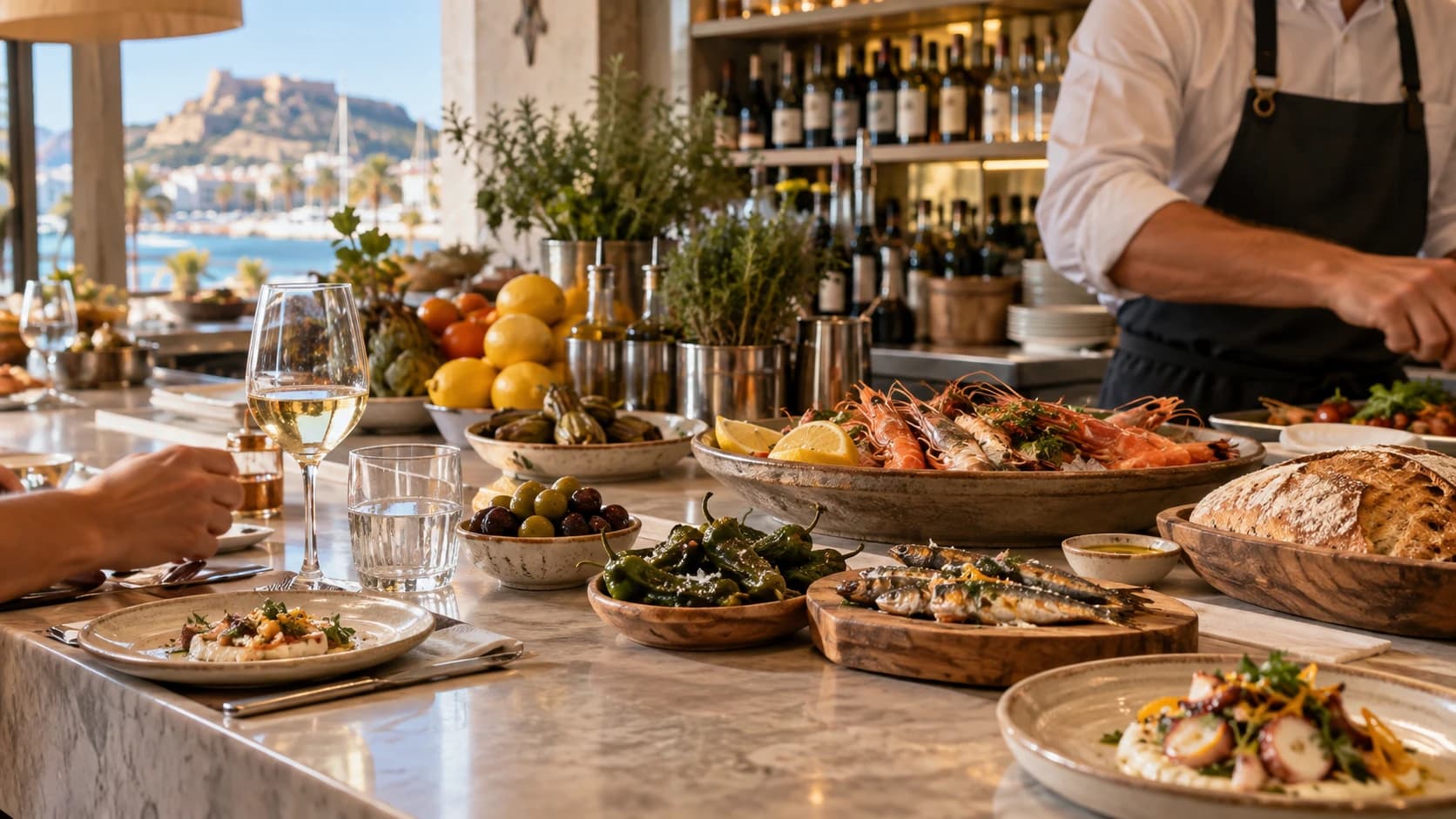 Cinco lugares de Alicante donde la barra alicantina se reinventa con producto mediterráneo y diseño contemporáneo