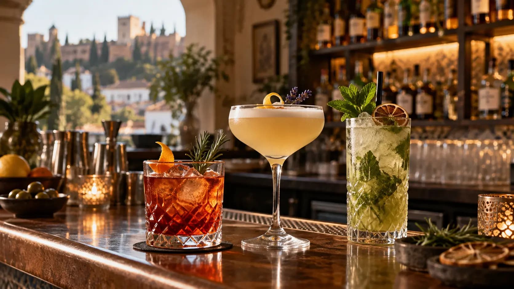 Cinco coctelerías de Granada para disfrutar de cócteles creativos más allá del tapeo