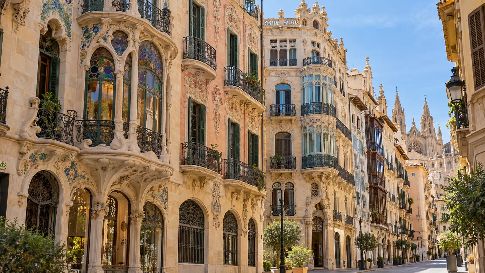 Cinco fachadas modernistas para redescubrir el centro de Palma