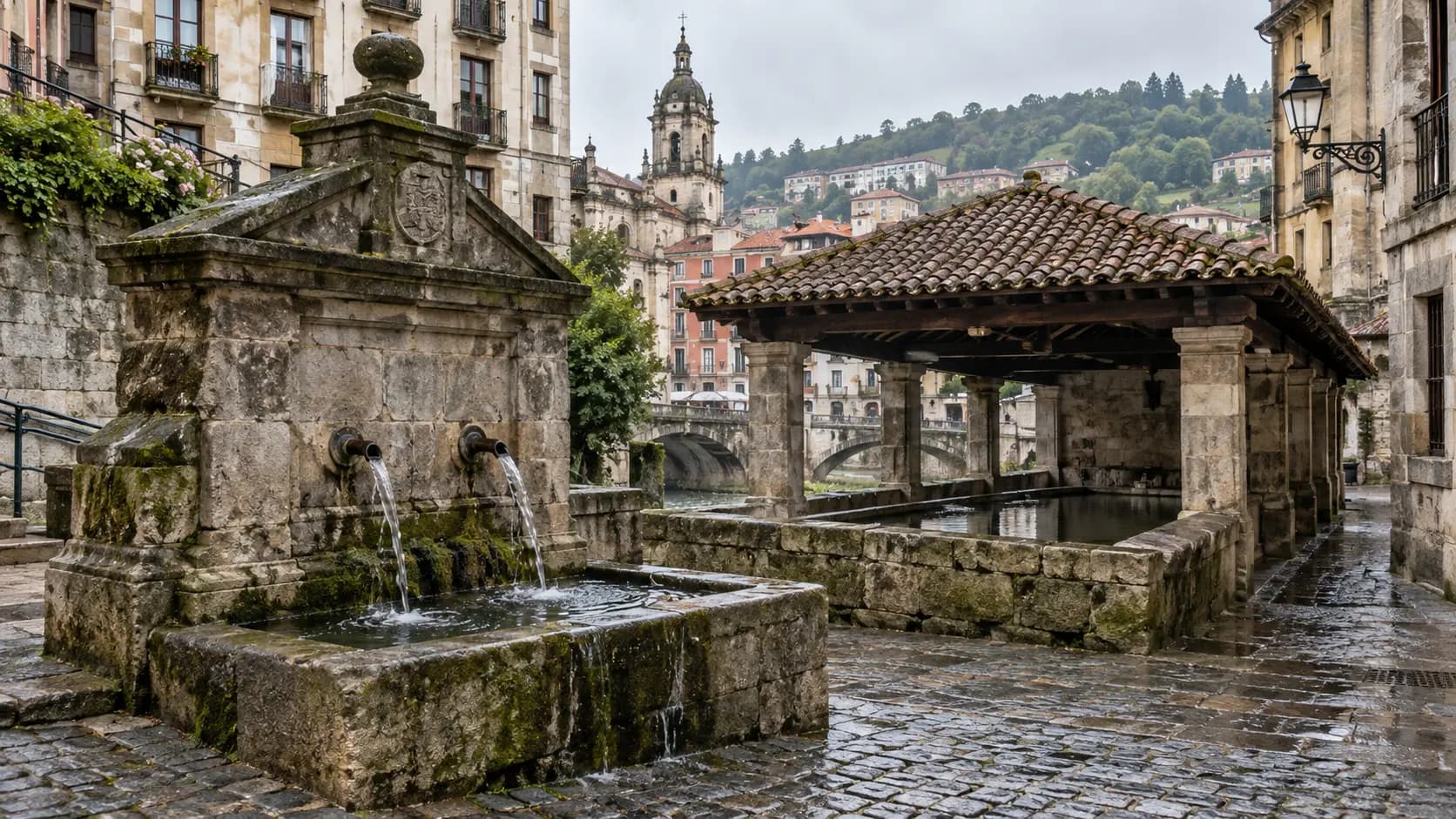 Cinco fuentes y lavaderos históricos de Bilbao para descubrir cómo el agua transformó la vida urbana