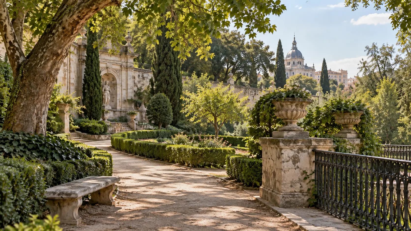 Cinco jardines históricos poco conocidos de Madrid para pasear sin prisas