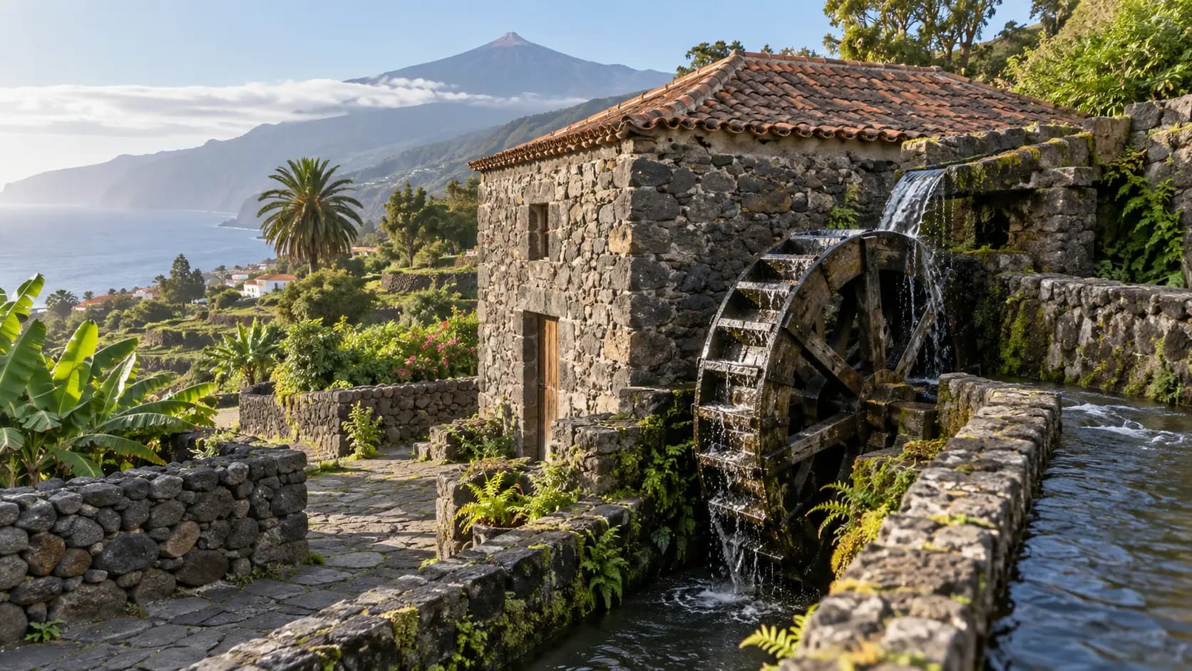 Cinco molinos históricos de Tenerife para descubrir cómo el agua convirtió el grano en alimento