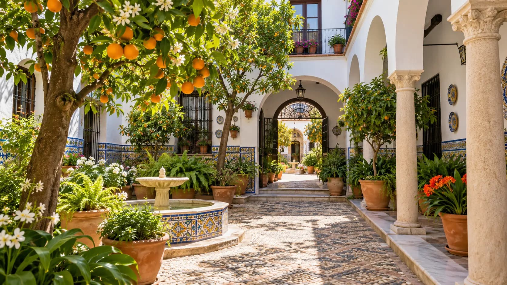 Cinco patios de Sevilla para disfrutar de la primavera entre naranjos y cerámica