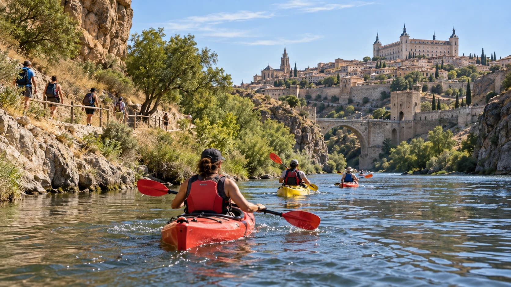 Cinco planes activos para descubrir el Tajo en Toledo