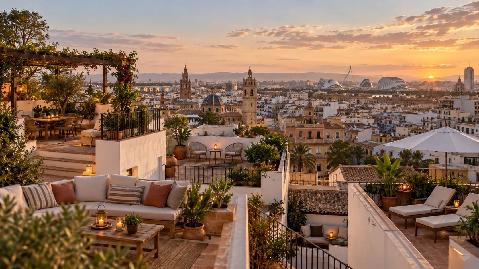 Cinco terrazas con vistas de Valencia para desconectar en altura
